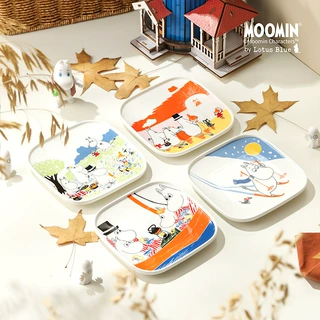 moomin姆明餐具陶瓷新款骨头盘吐骨碟家用卡通小盘子高颜值