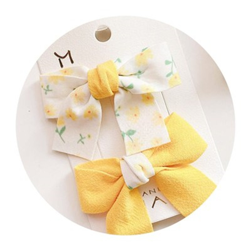 Horquilla para niños estilo coreano fresco ins arco horquilla clip lateral lindo no lastimar el pelo clip floral accesorios para el cabello