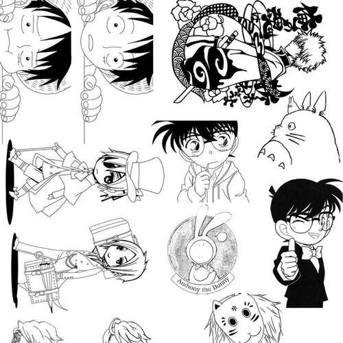 Rubber stamp carving template A4 single sheet, physical laser printed rubber stamp template, rubber stamp transfer material