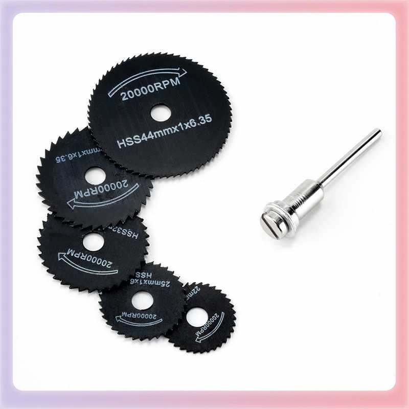 ✅高速钢切割片木工塑料锯片电钻迷你小切片PVC亚克力切割工