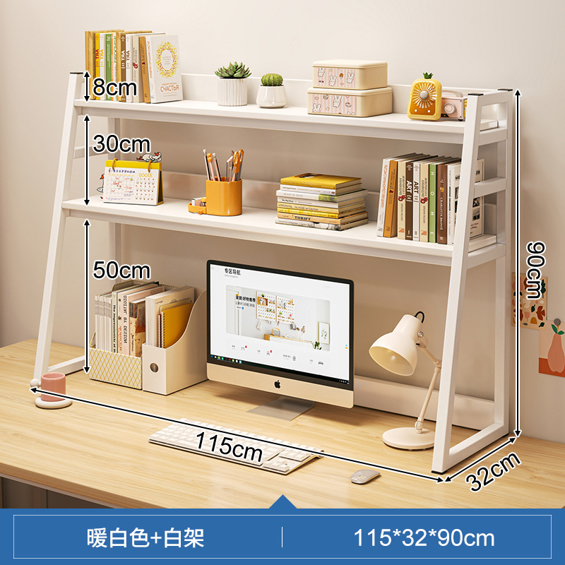 Estante de escritorio de oficina estante de escritorio estante de escritorio estante de almacenamiento de escritorio trapezoidal estante de exhibición multicapa de escritorio de computadora dormitorio