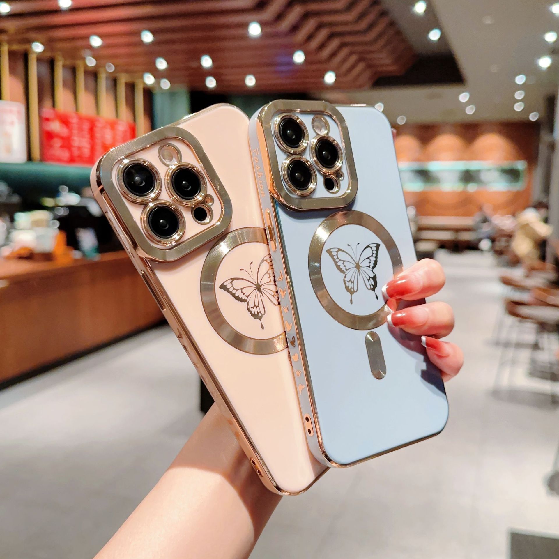 Electroplated Butterfly Case Image 3