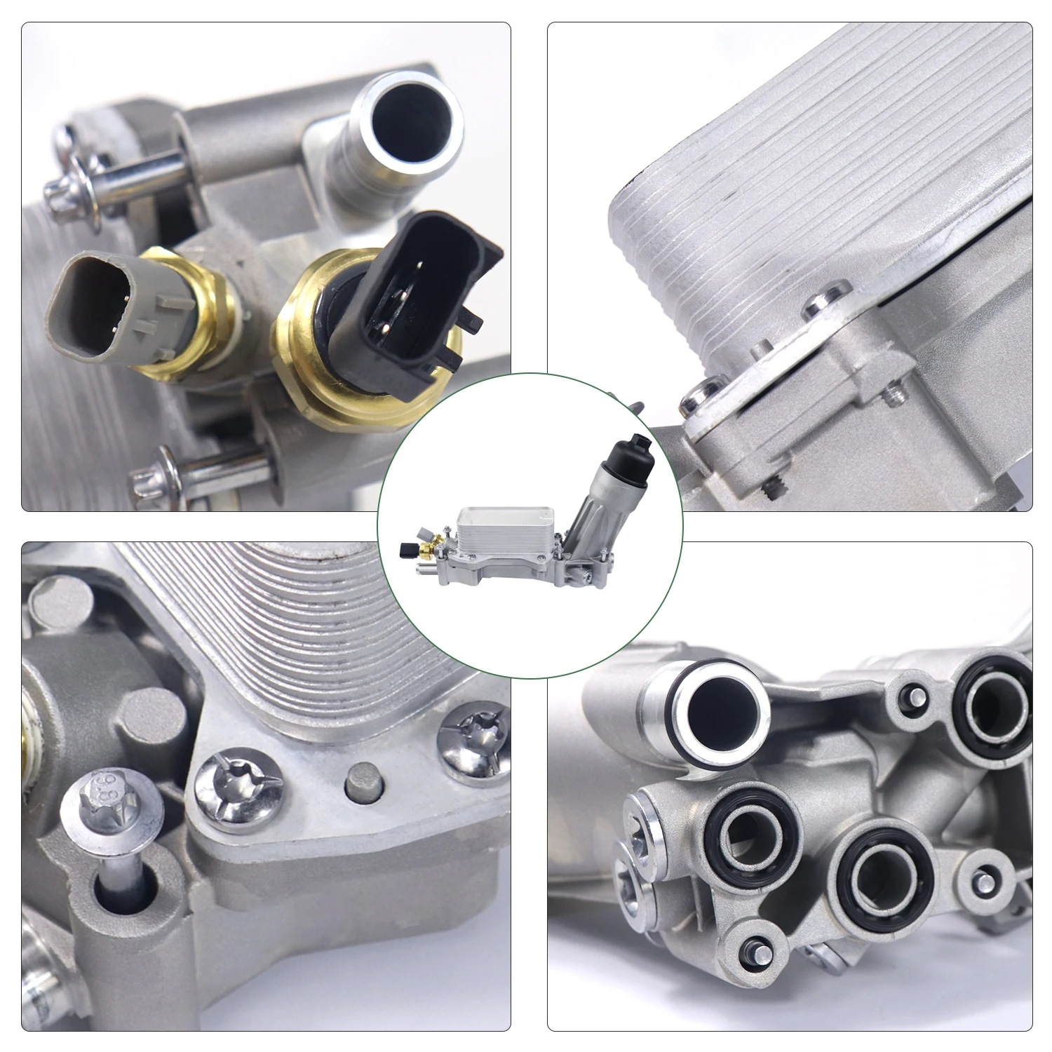 Cross-border 68105583AF51 engine oil cooler aluminum alloy oil FILTE adapter