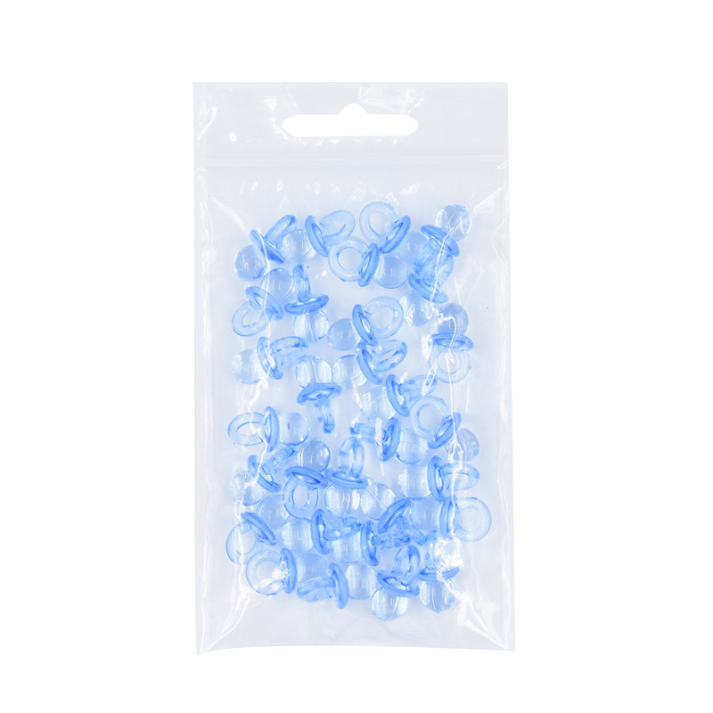 Acrílico transparente chupete bautismo bebé ducha Luna Llena regalo niño niña decoración 30 unids