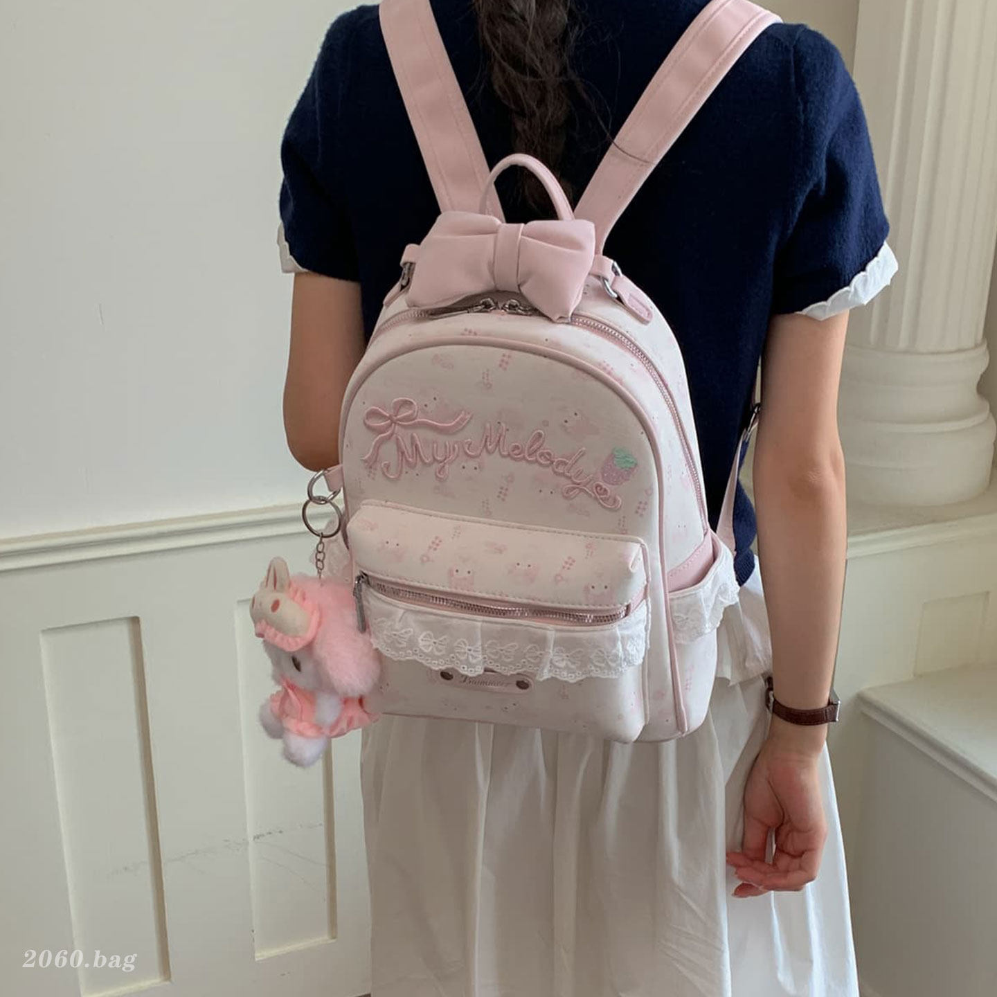 Mochila de flores de verano, mochila escolar de viaje, mochila de chicas encantadora, 2026 estudiantes de clase de gran capacidad, nuevo estilo ligero