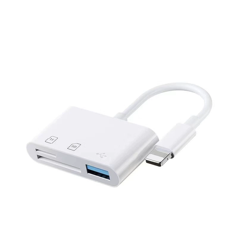 Apple совместимый USB-накопитель для телефона, кастомный, три в одном