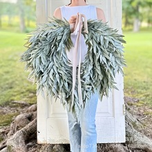 爆款跨境春季橄榄花环爱心复活节仿真门装饰亚马逊Spring wreath