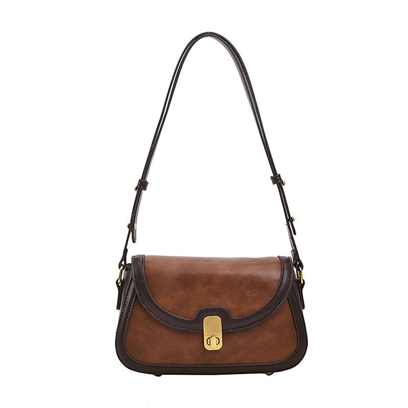 Niche design contrast color bag for women 2024 new high-end fashion shoulder bag simple and versatile crossbody small square bag_voghion.com