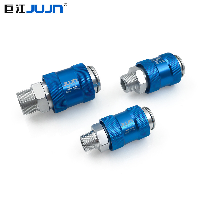 巨江jujn手滑开关阀HSV-08滑动阀HSV-06 10 15手推开关双内丝排气
