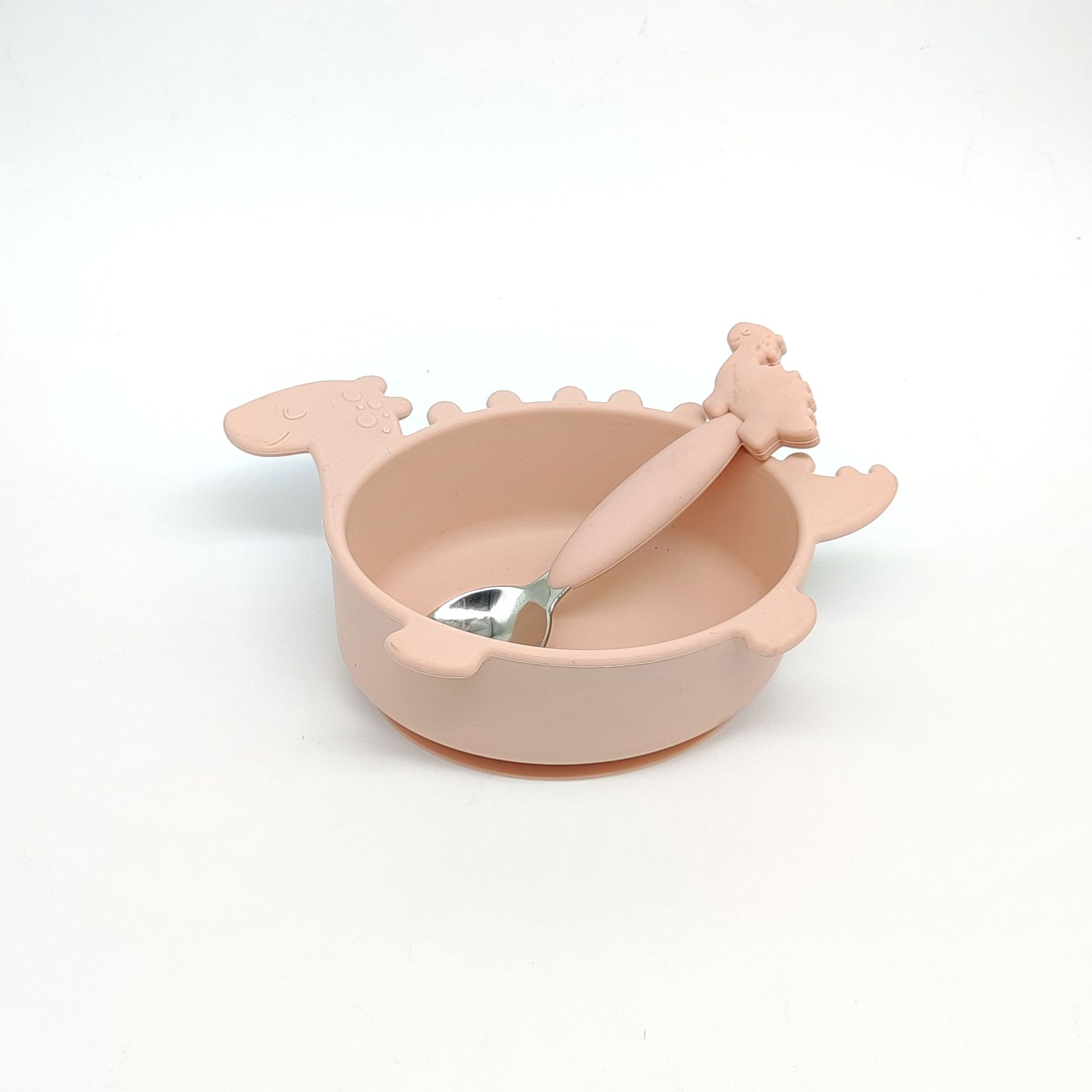 스모크 파우더 [티라노사우루스 렉스 그릇 + 티라노사우루스 렉스 스푼] 2종 세트