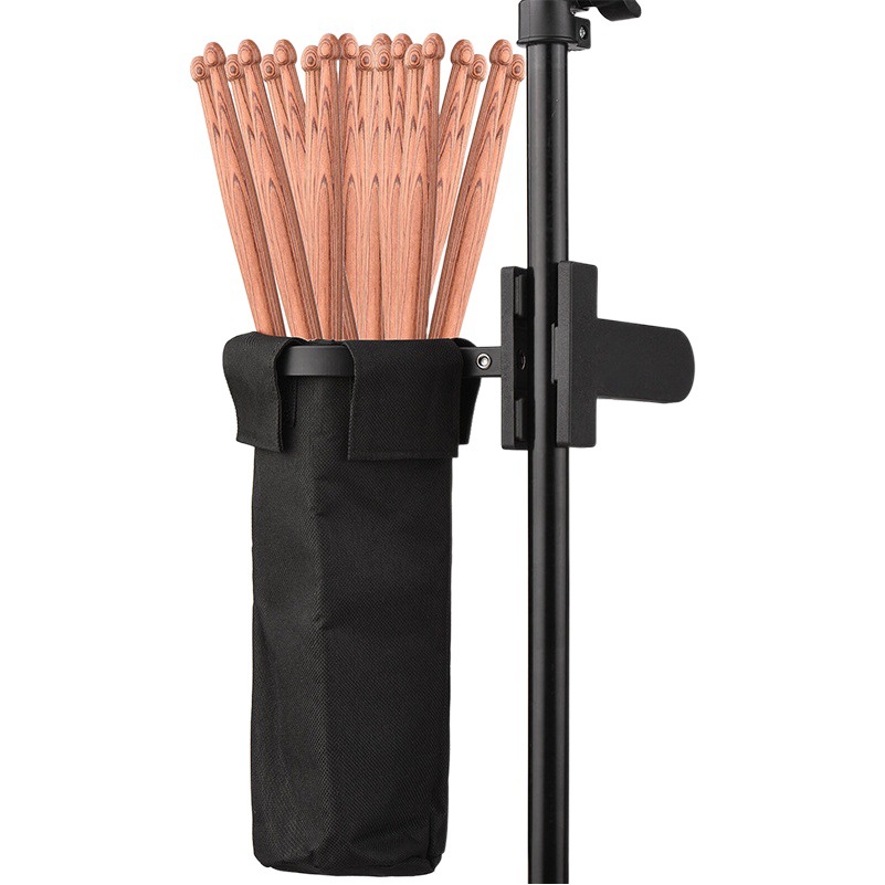 Bolsa de palo de tambor de rack Bolsa de palo de tambor de tela de Oxford Bolsa de palo de tambor portátil Bolsa de palo de tambor de barril Clip grande Soporte de palo de tambor de martillo