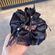 高级感气质低马尾扎头绳超仙蝴蝶结珍珠大肠发圈女发绳头花发饰