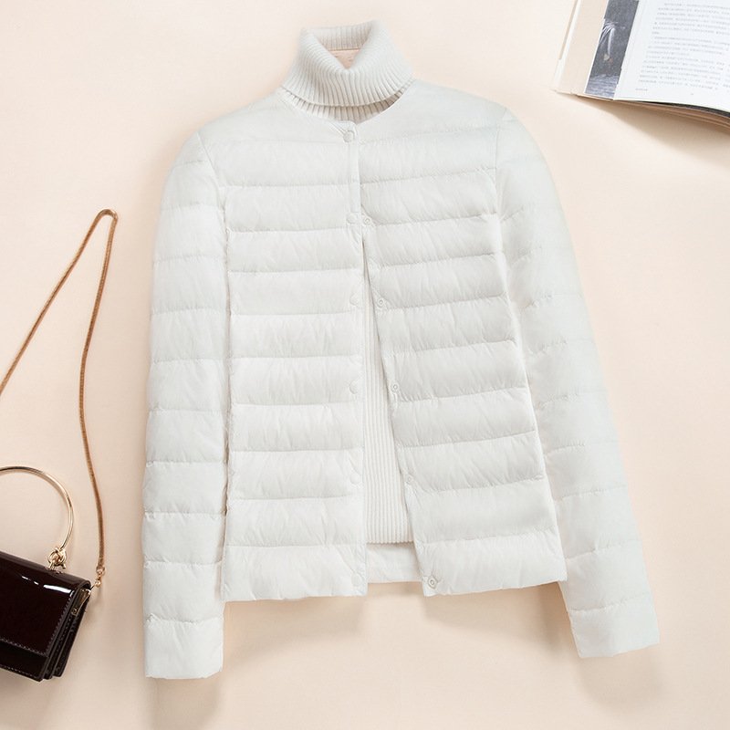 Lightweight down Jacket for Women, Short Style, 2025 New Model, Round Neck, Thin Inner Layer, Slim Fit, Inner Wear, Base Layer, Plus Size, Trendy Coat Lightweight down Jacket for Women, Short Style, 2025 New Model, Round Neck, Thin Inner Layer, Slim Fit, Inner Wear, Base Layer, Plus Size, Trendy Coat