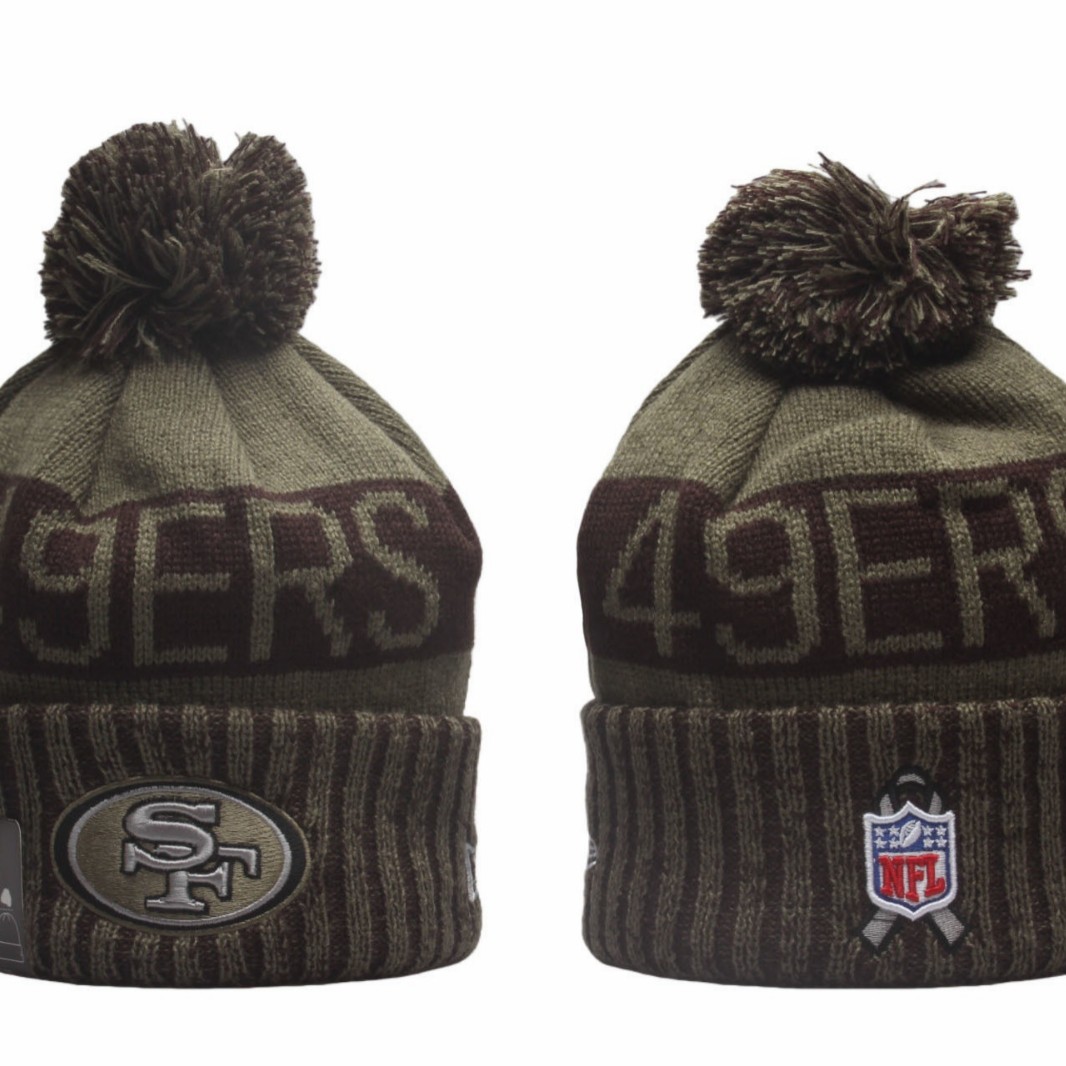 NFL Beanies 32 Teams刺绣橄榄球毛绒毛线帽针织帽跨境外贸批发
