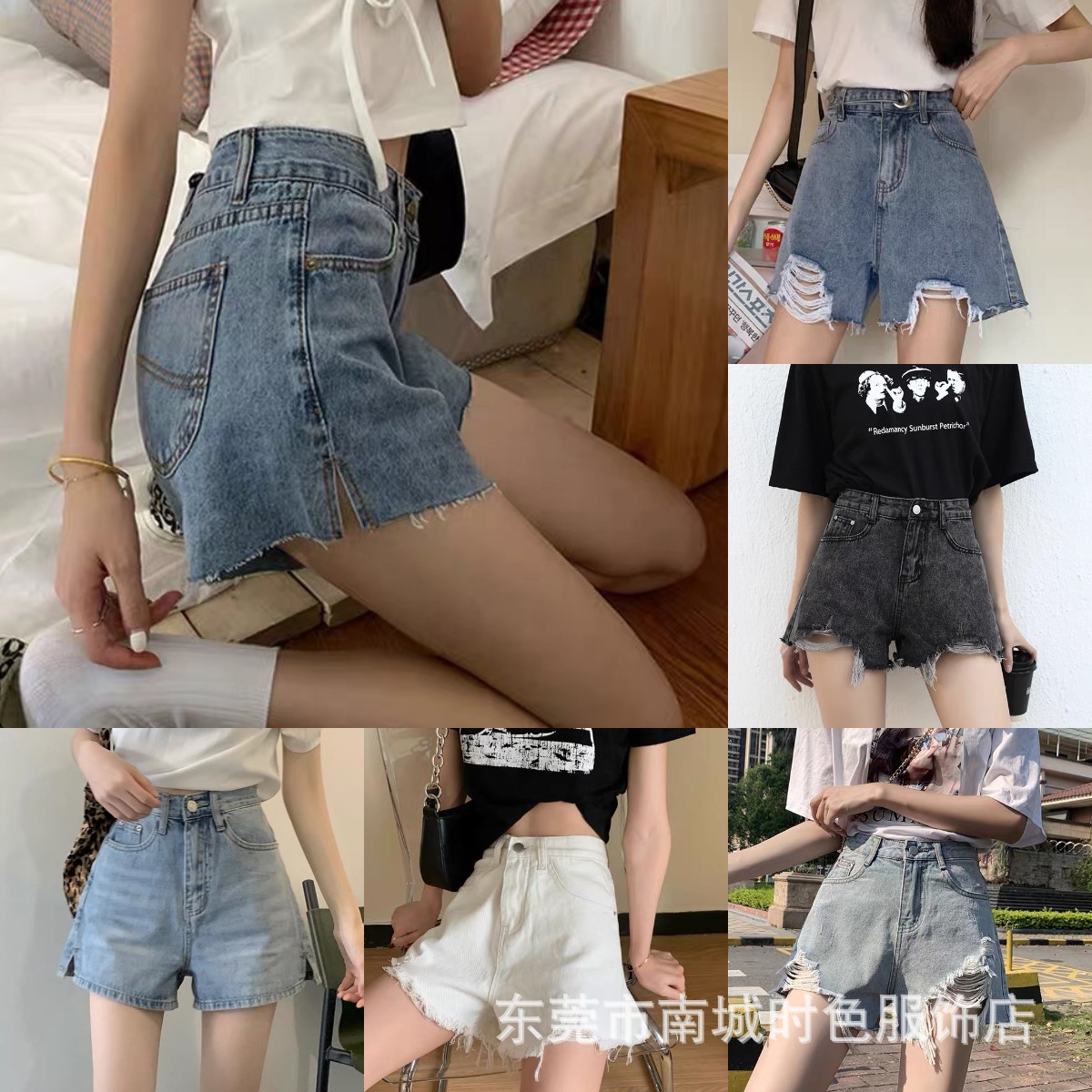 Foreign trade summer new style short jea...