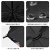 Men's Business Umbrella Ten Bone Umbrella Folding Folding and Extracting Relieving Rough Sunny Both Advertising Umbrella Umbrella Umbrella Umbrella