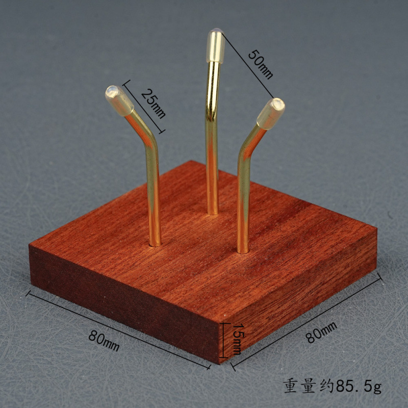 水晶簇水晶原石支架矿标原石支架水晶收纳摆件支架亚克力实木底座|undefined