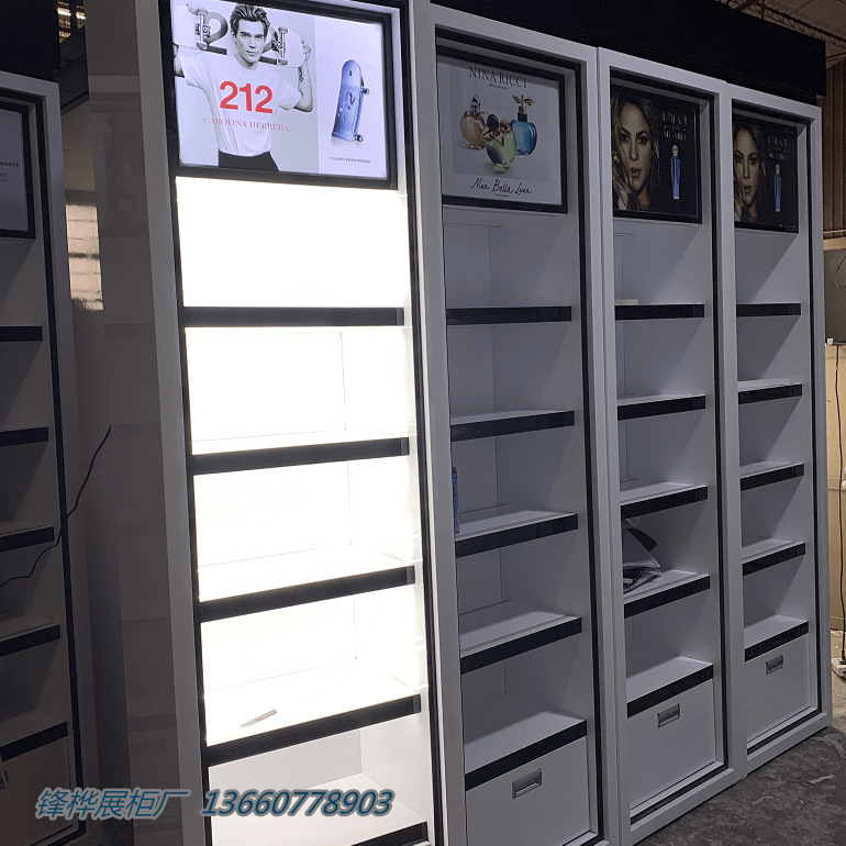 锋桦厂生产销售专卖店展示柜超市展示柜化妆品形象专柜展柜化妆品