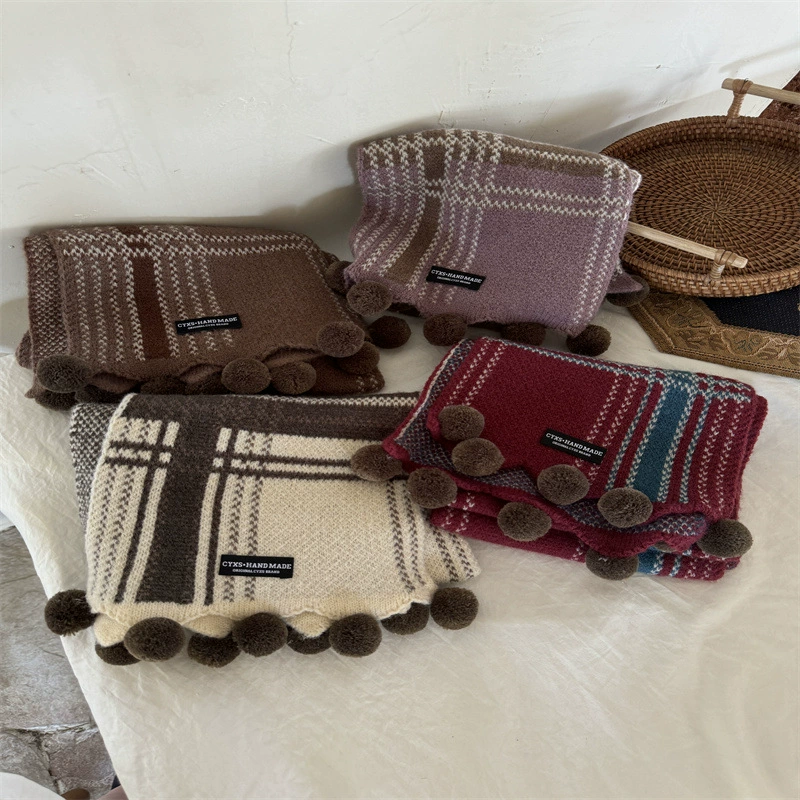 Children's scarf, keep warm brand cute windproof universal cashmere, western style