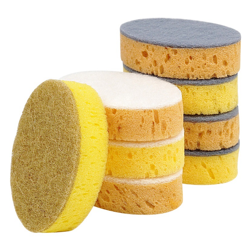Gran cepillo de esponja de nido de abeja cepillo esponja bloque cocina limpieza doble cara plato lavado esponja estropajo trapo
