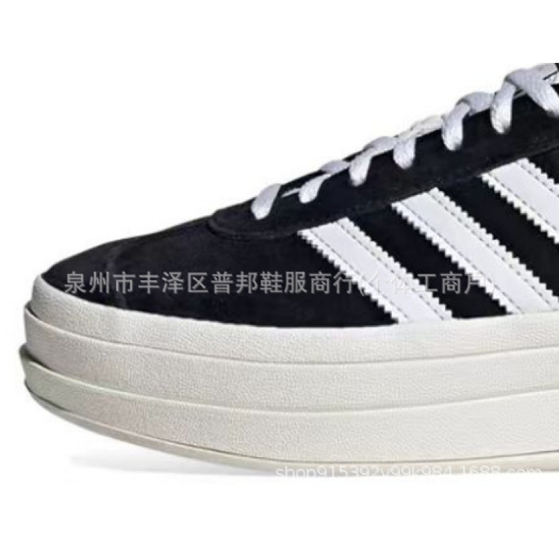 Zapatos de entrenamiento Samba Putian puro original versión alta universitaria campus rojo aumento de altura gruesa osos de fresa zapatos de mujer blanco y negro