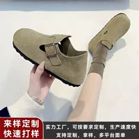 Кроссовки Birken, пробковая подошва, кожзам из коровьей подельной замши или подкладка из овчины, повседневные Slip-on, EU 35–46