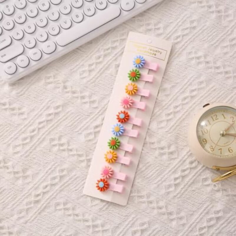 La horquilla del bebé de los niños no duele el cabello clip de pico de pato lado de la niña horquilla rota coreano lindo flequillo clip al por mayor