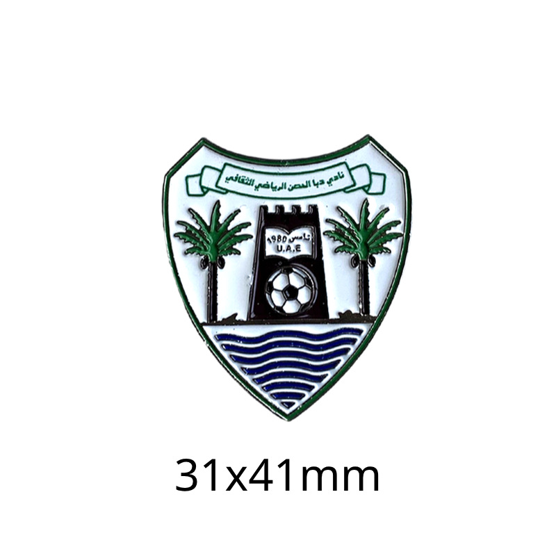 Insignias metálicas transfronterizas, pegatinas para teléfonos móviles, broches, Copa Mundial, Liga de Campeones, club de fútbol, insignias del Real Madrid, insignias del Liverpool al por mayor