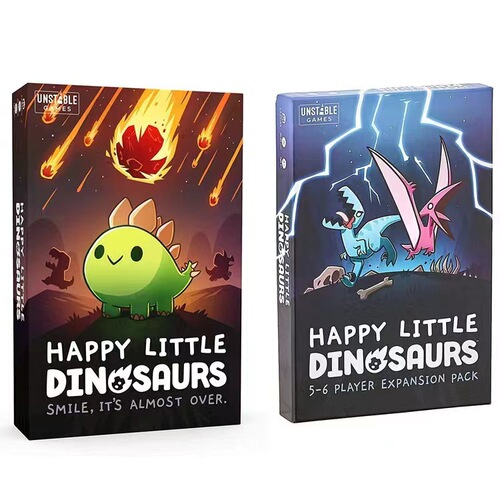 English version of Happy Little Dinosaurs Happy Little Dinosaurs chess and card strategy board game card