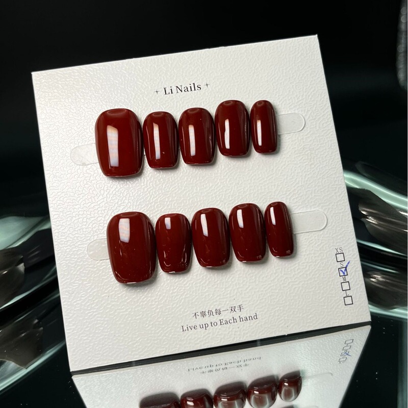 wine red Cherry White Pure Hand Wear Armor Advanced Solid Color White Autumn and Winter New high quality Monochrome