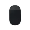 Oval white plastic model-black