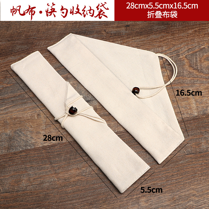 28x5.5cm 캔버스 접이식 천 가방 유니버설 스타일(1개)