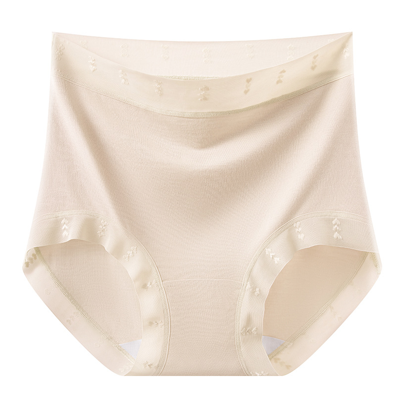 60 piezas de alta densidad modal de cintura alta entrepierna larga verano fina 10A entrepierna antibacteriana entrepierna de algodón entrepierna todo incluido cadera ropa interior de mujer image 12