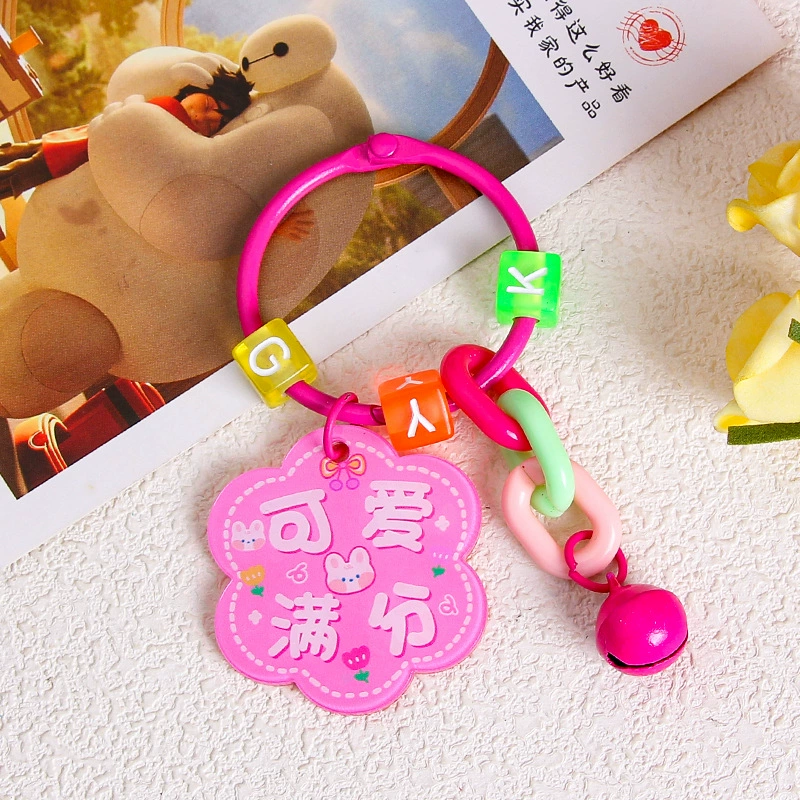 Brand creative acrylic protective amulet, keychain, transparent pendant, bag decoration, decorations