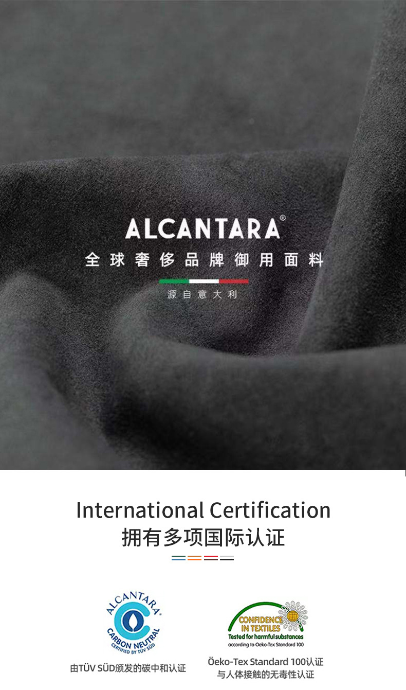 Car Anti-Kick Pad, Rear Seat Back Protection Pad, Alcantara Leather Velvet, High-End Car Interior Accessories
