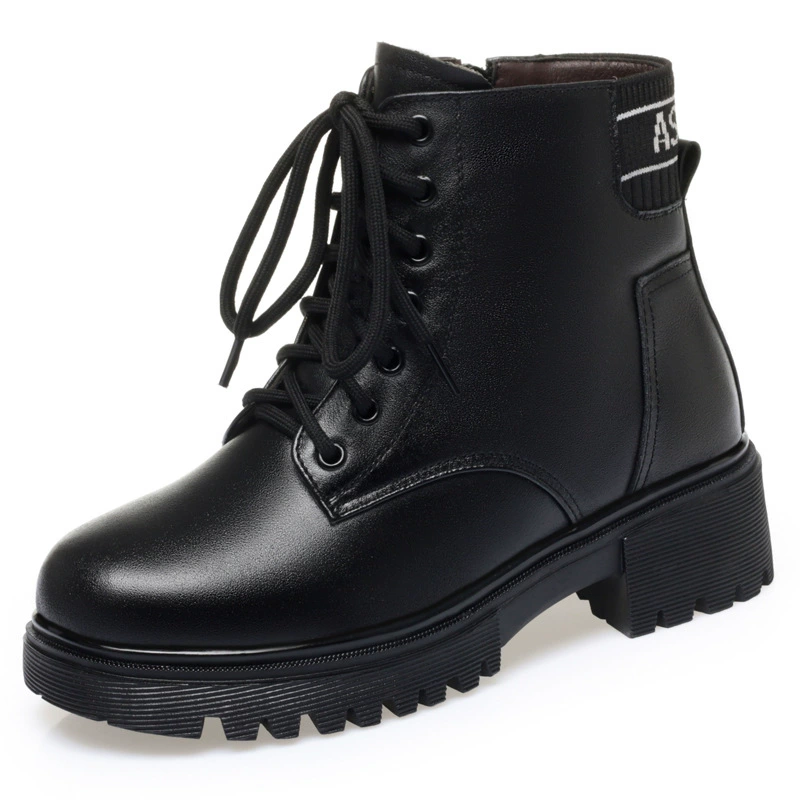 Демисезонные флисовые ботинки Martens на молнии для отдыха мамы