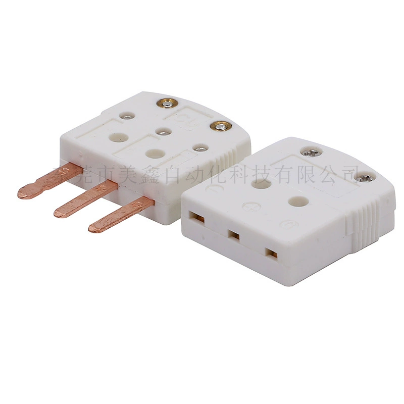 PT100 Платиновый разъем сопротивления плоский штырь C- Type U-образный белый штатив MTP-U/C-MF