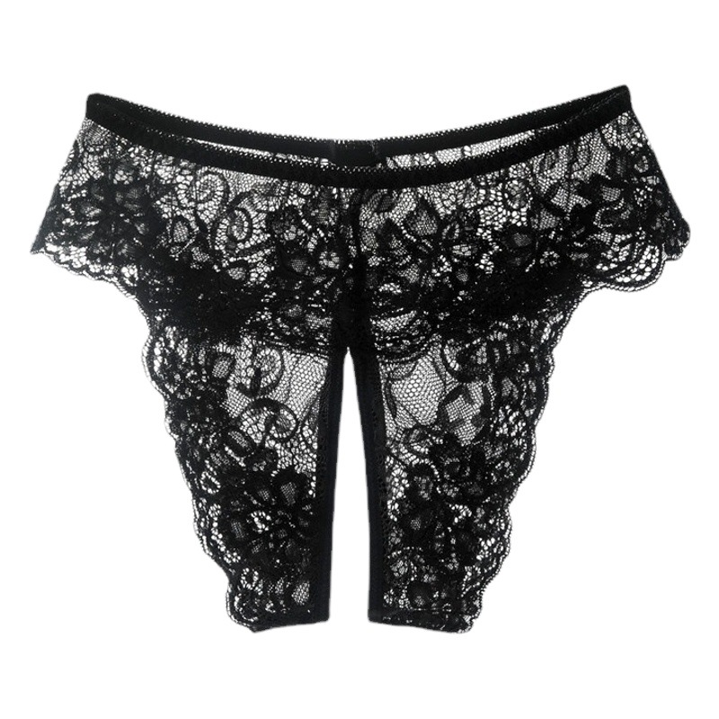 Europe and the United States large size sexy underwear women wholesale lace temptation sexy leak hip open gear stimulate sexy underwear crotch free