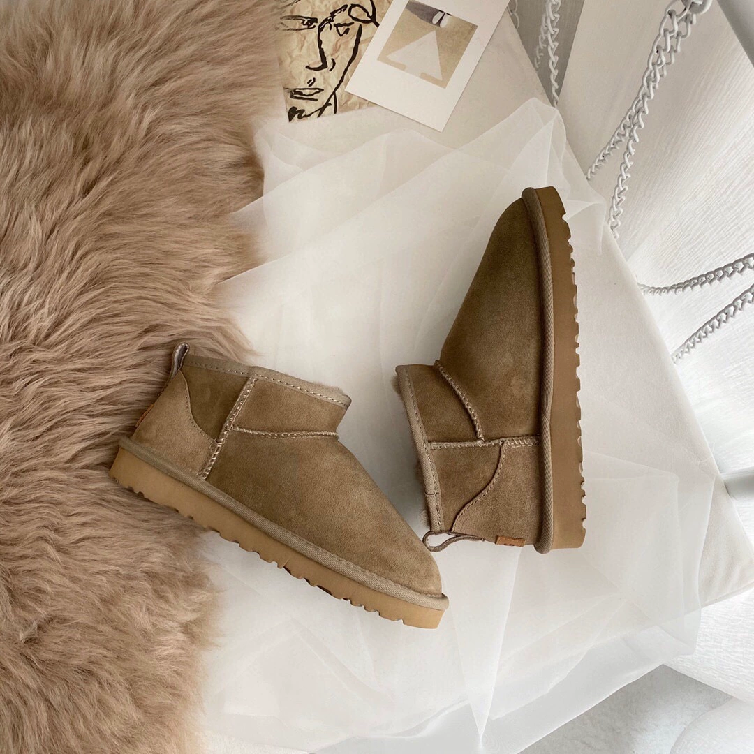 Новые австралийские сапоги XLLАUGG женские ботинки мини короткие ботинки женские i ugg i студенческие хлопчатобумажные сапоги лёгкие
