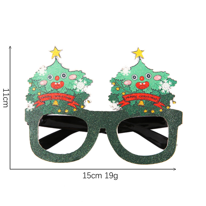 Nueva Navidad diadema gafas marco Halloween Día de San Valentín gafas de Santa Claus gafas Fiesta de Navidad
