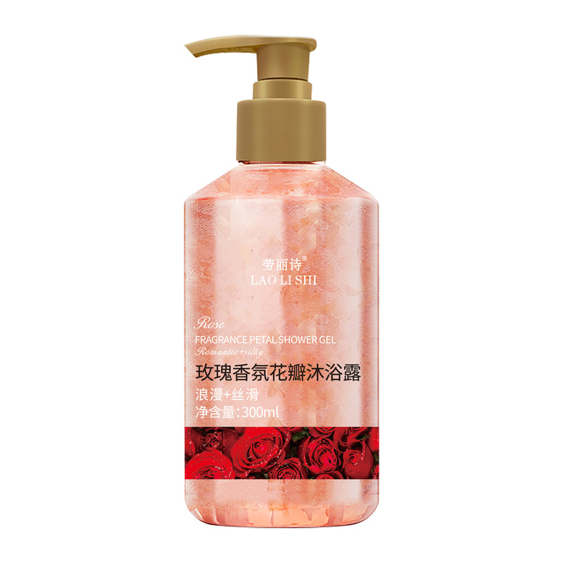 劳丽诗樱花玫瑰香氛花瓣沐浴露持久留香补水保湿清洁滋润爆品|undefined