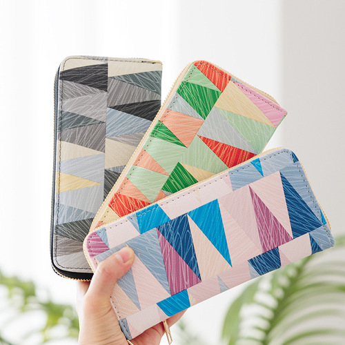  new color fashionable simple clutch bag retro style mobile phone coin purse foreign trade long wallet wallet