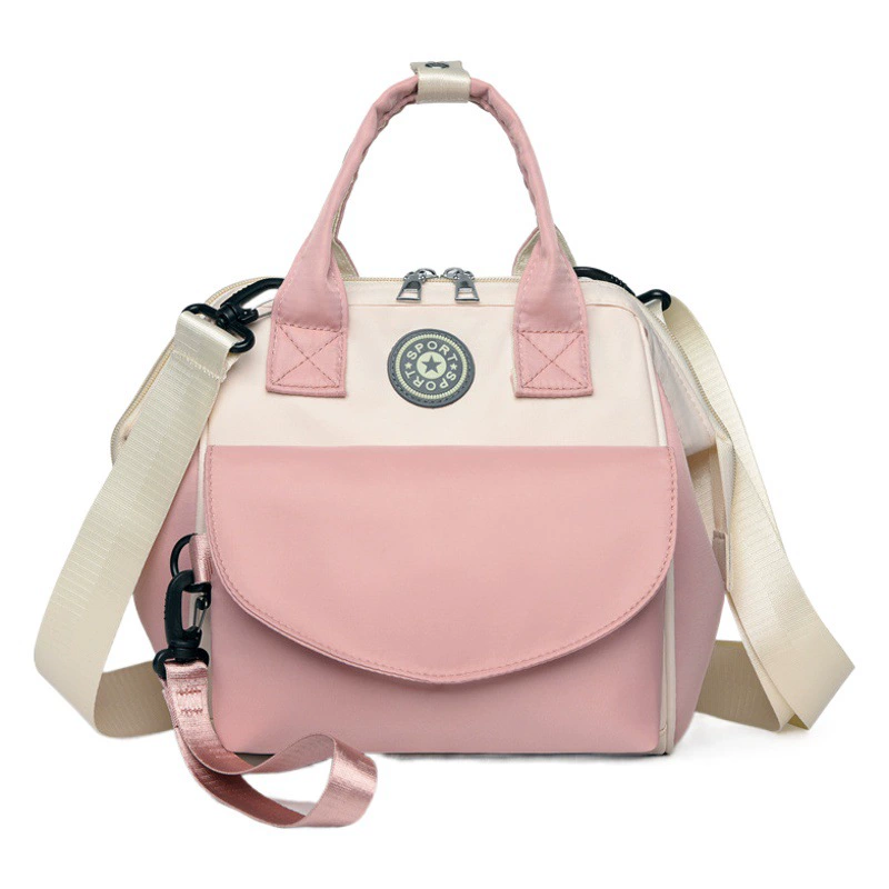 Сумка для мамы Маленькая Милая Передняя сумка Съемная многофункциональная сумка для мамы и ребенка Водонепроницаемая легкая сумка через плечо Задняя сумка для молока