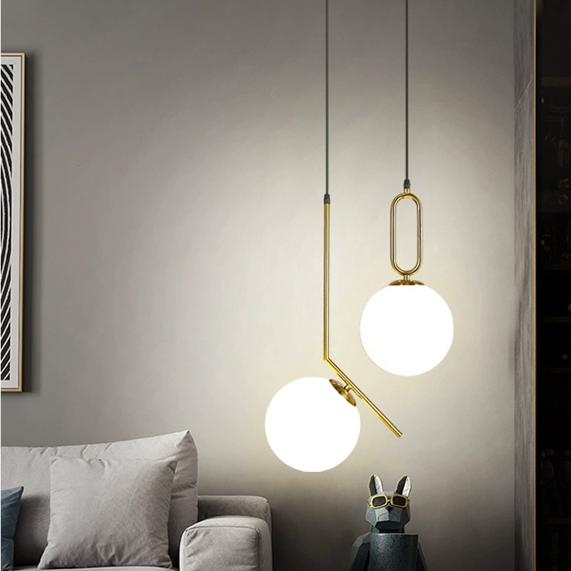 Creative bar ceiling lamp for living room, modern and minimalistic LED lights for bed, (Cross-border trading), internet celebrity, light luxury style