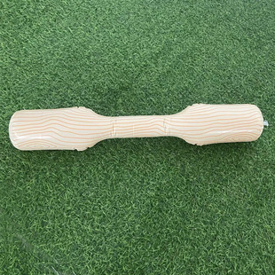 Manufacturer Customized Pvc Inflatable Wood Grain Stick Swimming Buoyancy Stick Round Advertising Large Wooden Stick