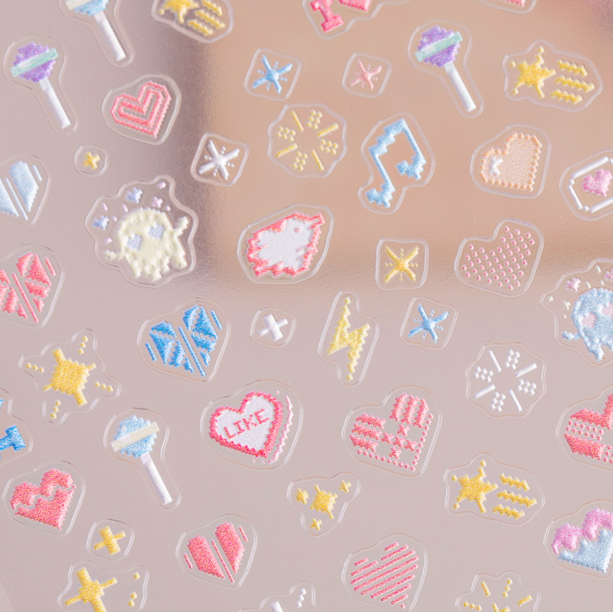 Cute Style Cute Cartoon Bow Knot PET Tpu Nail Patches