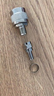 N to F Head N Male to F Female 75-5 Alloy Metric Set-Top Box Adapter N-F-Jk