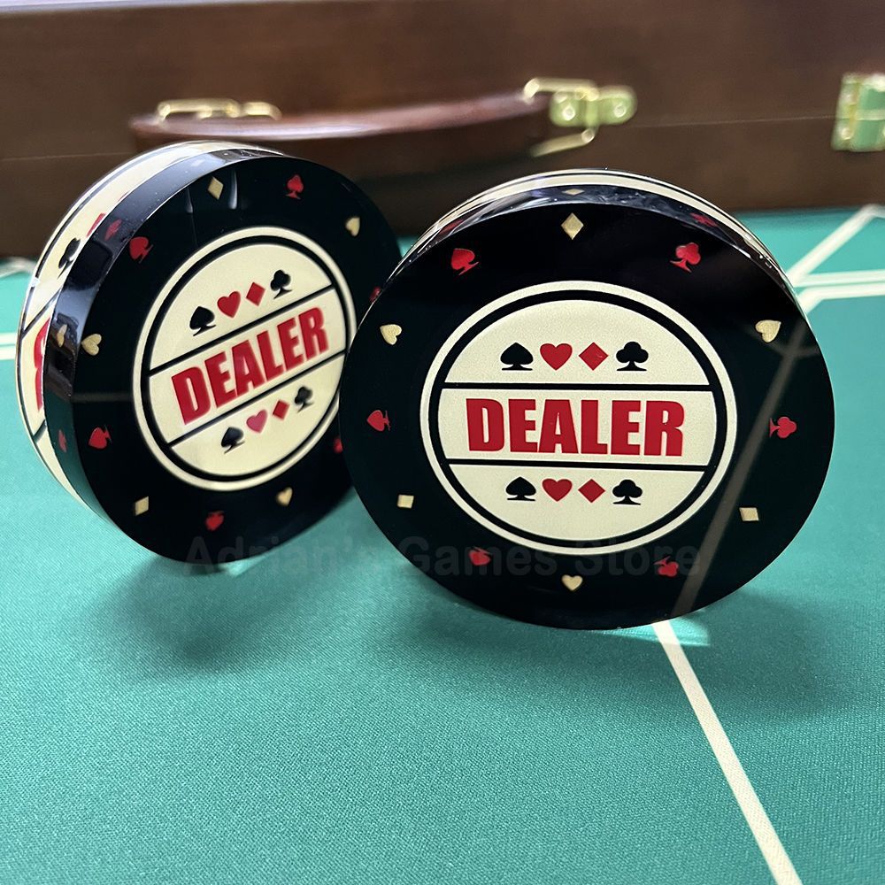 Texas poker DEALER Zhuang code banker's position Zhuang brand Zhuang film pressure card Zhuang position Card button sign