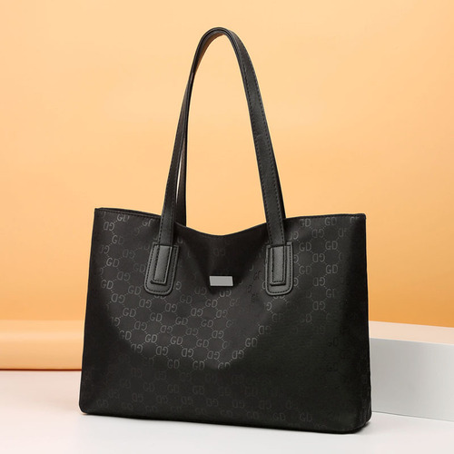 New  Fashion Minimalist Single-Shoulder Bag Waterproof Large Capacity Oxford Cloth Tote Bag for Middle-Aged Women