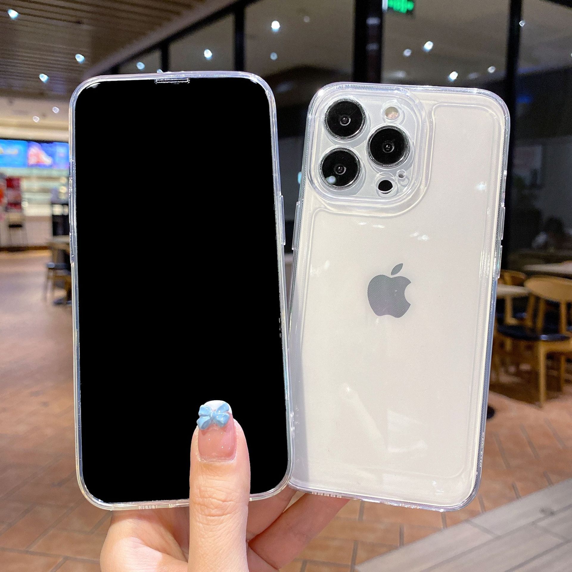 Funda espacial transparente para la funda del teléfono móvil VIVOX200PRO IQOONEO7 todo incluido suave anti-caída Tpu funda protectora